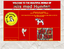 Tablet Screenshot of nilsmedhunden.com